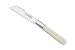 Couteau pliant AU SABOT Le Langres acier carbone manche rhodoid façon ivoire 9cm