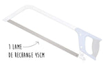 Lame carbone pour scie manche PP bleu 45cm