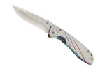 Couteau pliant Herbertz 200011 manche arc-en-ciel en acier 11cm