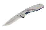 Couteau pliant Herbertz 200011 manche arc-en-ciel en acier 11cm