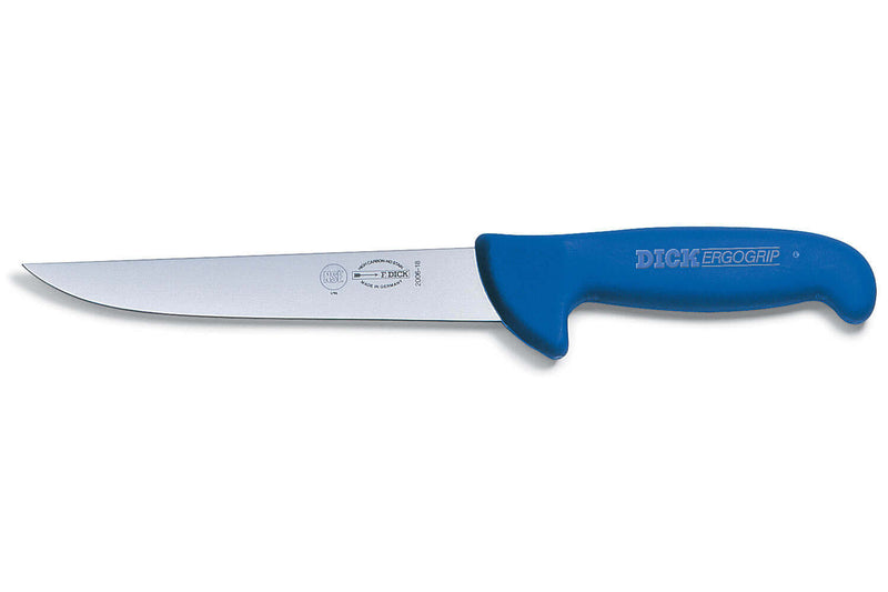 Couteau à saigner Dick Ergogrip lame 15cm manche synthétique - Bleu