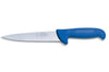 Couteau à saigner Dick Ergogrip pointe milieu manche bleu - 21 cm