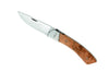 Couteau pliant Le Corrèze acier inox Z100 manche bois de genévrier 12cm