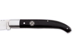 Couteau pliant Au Sabot Le Basque acier Sandvik manche ébène 11cm