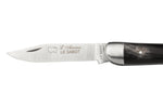 Couteau pliant AU SABOT L'Alsacien acier carbone manche en corne 10cm