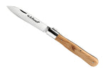 Couteau pliant Au Sabot Le Provençal acier Sandvik manche olivier 12cm