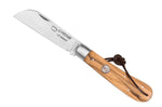 Couteau pliant Au Sabot L'Armor acier Sandvik manche olivier 10,5cm
