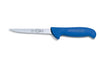 Couteau à désosser Dick Ergogrip lame étroite rigide manche bleu - 13 cm