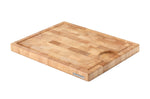 Planche à découper Continenta bois d'hévéa effet mosaique avec rigole - L
