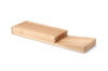 Range couteaux Continenta 5 emplacements 39x11x3,5cm - Hévéa