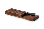 Range couteaux Continenta 5 emplacements 39x11x3,5cm - Acacia