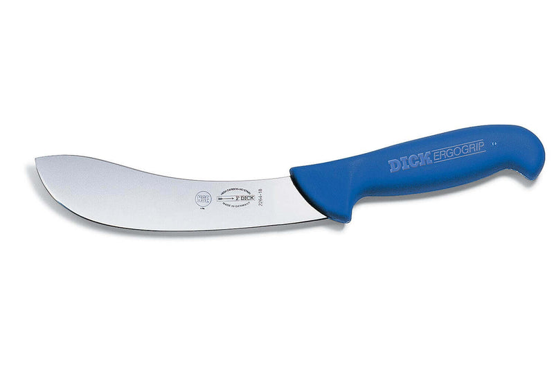 Couteau à dépouiller Dick Ergogrip manche bleu - 15 cm