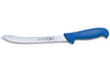 Couteau à filets semi flexible Dick Ergogrip pointe large manche bleu - 21 cm