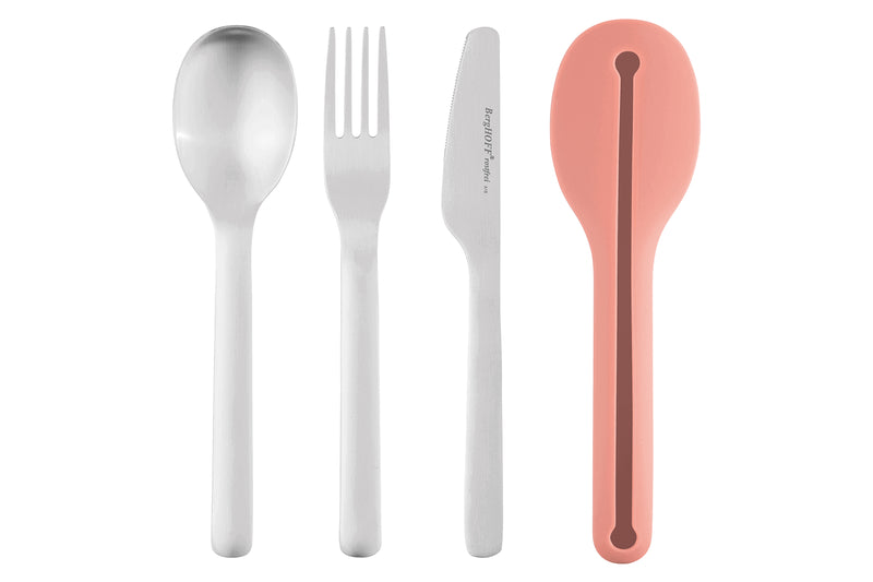 Set de 3 couverts voyage Berghoff Leo + étui de rangement