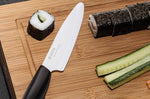Coffret 3 couteaux Kyocera céramique santoku + office + petit office