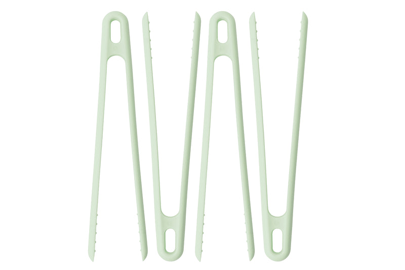 Set de 4 pinces de service vertes nylon Berghoff Leo