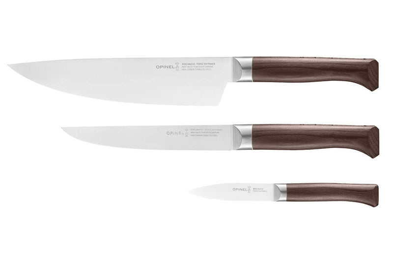 Coffret de 3 couteaux Opinel Les Forgés 1890