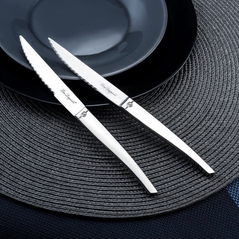 Couteau à steak Lou Laguiole Jet tout inox