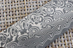 Couteau santoku japonais artisanal Yoshimi Kato 17cm SG2 Damascus cerisier