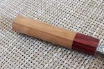 Couteau santoku japonais artisanal Yoshimi Kato 17cm SG2 Damascus cerisier