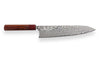 Couteau de chef japonais artisanal Yoshimi Kato 24cm SG2 Damascus