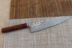 Couteau de chef japonais artisanal Yoshimi Kato 24cm SG2 Damascus
