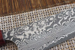 Couteau de chef japonais artisanal Yoshimi Kato 24cm SG2 Damascus