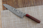 Couteau de chef japonais artisanal Yoshimi Kato 24cm SG2 Damascus