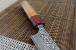 Couteau universel japonais artisanal Yoshimi Kato 15cm SG2 Damascus cerisier