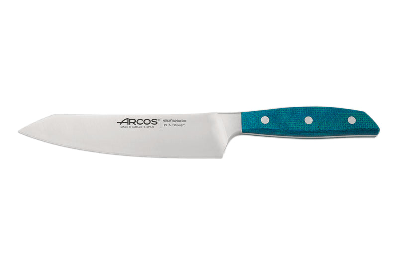 Couteau rocking santoku Arcos Brooklyn lame 19cm