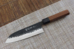 Couteau santoku japonais artisanal Anryu AS 17cm