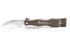 Couteau pliant à champignons Maserin manche noyer 11cm + brosse intégrée