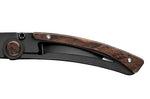 Couteau pliant Le Thiers Liner Lock Claude Dozorme acier noir bois de vallernia 10,5cm