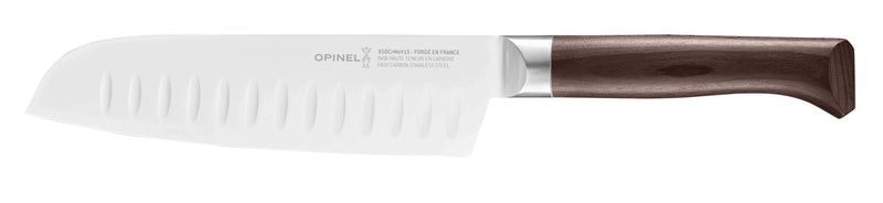 Couteau santoku alvéolé Opinel Les Forgés 1890 lame 17cm