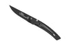 Couteau pliant Le Thiers Liner Lock Claude Dozorme acier inox noir 10,5cm