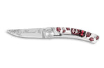 Couteau pliant Le Thiers Liner Lock Claude Dozorme décor cavalera 10,5cm