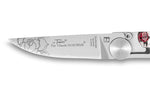 Couteau pliant Le Thiers Liner Lock Claude Dozorme décor cavalera 10,5cm