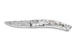 Couteau pliant Le Thiers Liner Lock Claude Dozorme décor old school 10,5cm