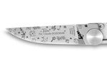 Couteau pliant Le Thiers Liner Lock Claude Dozorme décor old school 10,5cm