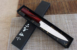 Couteau universel japonais artisanal Kei Kobayashi SG2 Heptagone 15cm