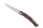 Couteau pliant semi dentelé Le Thiers Liner Lock Claude Dozorme vallernia 12,5cm
