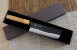 Couteau nakiri japonais artisanal Yoshimi Kato AS Brut 16,5cm