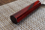 Couteau santoku japonais artisanal Kei Kobayashi SG2 Heptagone 17cm