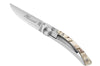 Couteau pliant Le Thiers Liner Lock Claude Dozorme corne de bélier 10,5cm