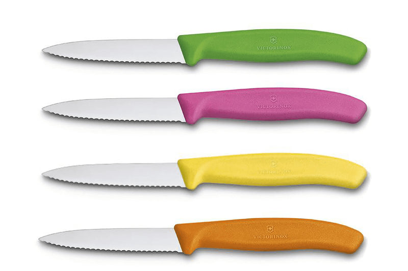 Boîte de 20 couteaux d'office Victorinox Swissclassic lame dentée 8cm