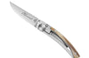 Couteau pliant Le Thiers Liner Lock Claude Dozorme corne claire 10,5cm