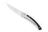 Couteau pliant Le Thiers Liner Lock Claude Dozorme façon carbone 10,5 cm