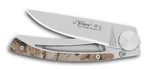 Couteau pliant Le Thiers Liner Lock Claude Dozorme corne de bélier 10,5cm