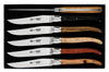 Coffret 6 couteaux Laguiole Arbalète G.DAVID 23cm inox manche bois mitre inox