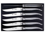 Coffret 6 couteaux de table Laguiole Arbalète G.DAVID 23cm tout inox